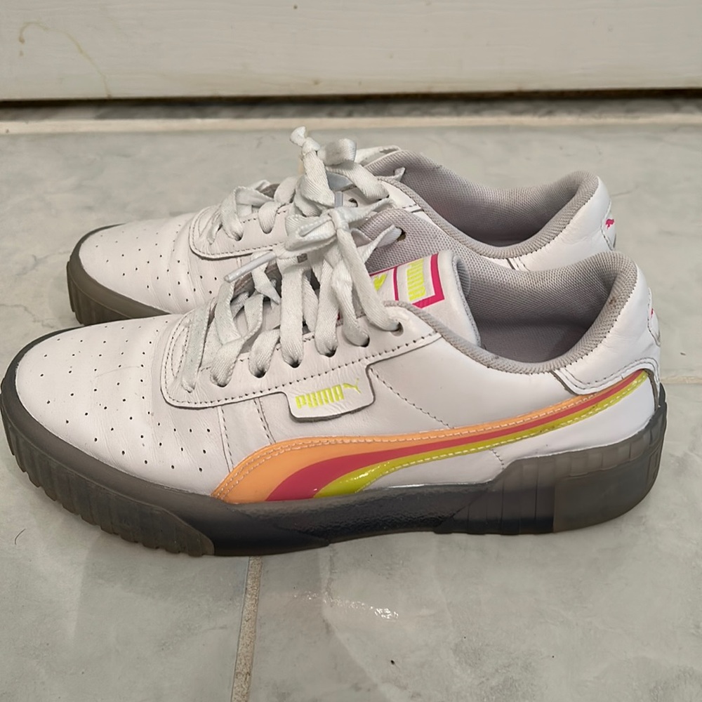 Puma Cali Neon Iced Women’s Sneakers Size 8.5